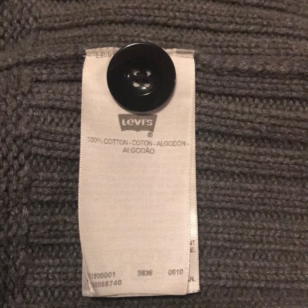 Levi Hooded Gray Sweater - Picture 3 of 4